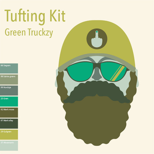 Tufting Kit - Green Truckzy