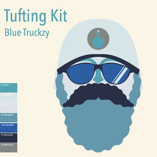 Tufting Kit - Blue Truckzy