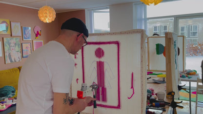 Komplet DIY Tufte-Kit med 12 min. videoinstruktioner